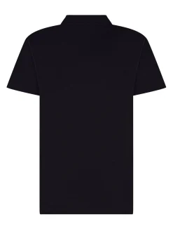 Pique Polo Shirt with Collar and Logo Embroidery