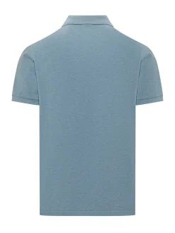 Pique Polo with Collar and Buttons