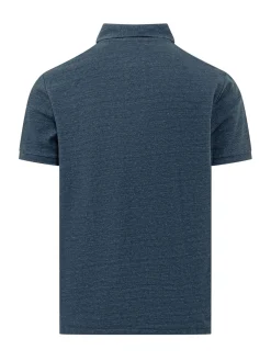 Pique Polo with Collar and Buttons