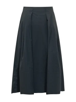 Pleated Midi Skirt
