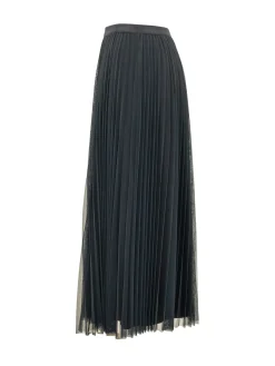 Pleated Midi Skirt