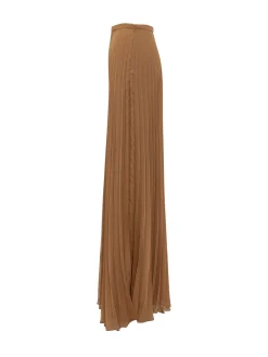 Pleated Wide Leg Trousers