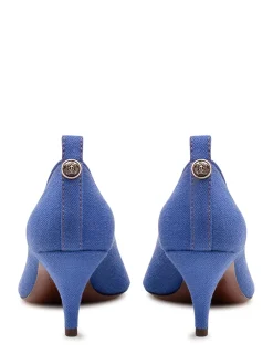 Pointed Toe Pumps with Mid Heel