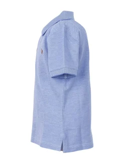 Polo and Striped Shorts Set