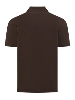 Polo Shirt with Classic Collar and Button Placket