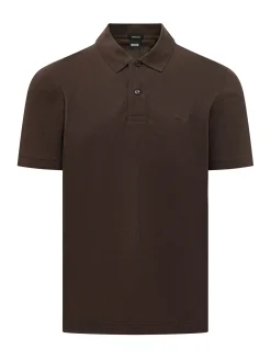Polo Shirt with Classic Collar and Button Placket