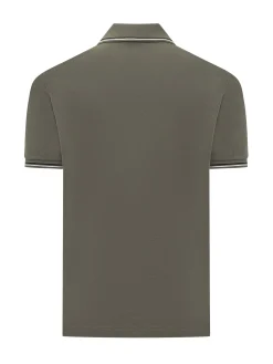 Polo with Chest Logo and Classic Collar