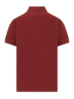 Polo with Tartan Placket