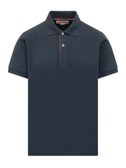 Polo with Tartan Placket