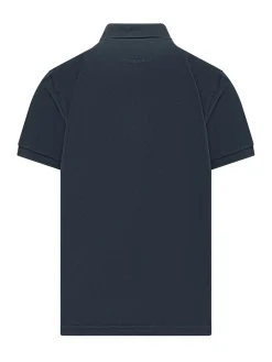 Polo with Tartan Placket