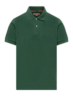 Polo with Tartan Placket