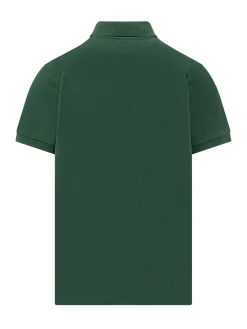 Polo with Tartan Placket