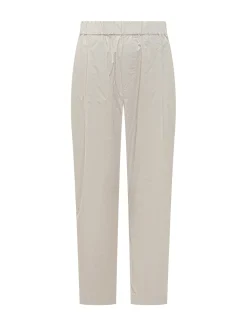 Popeline Pants with Elasticated Waist