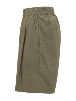 Popeline Shorts with Elasticated Waist