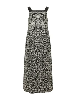 Printed Dress with Straps