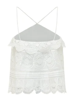 Prisha Sleeveless Top with Thin Straps