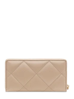 Quilted Zip Continental Wallet