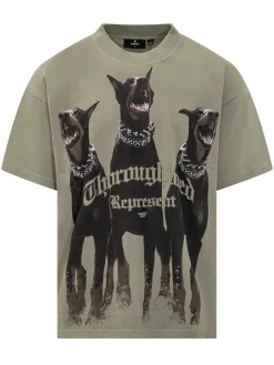 Represent Dobermann Print T-shirt