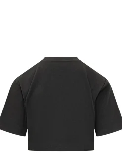 Ribbed Cropped T-Shirt