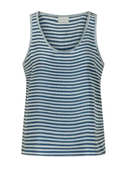 Ribbed Striped Tank Top