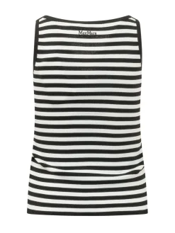 Ribbed Tank Top with Round Neck