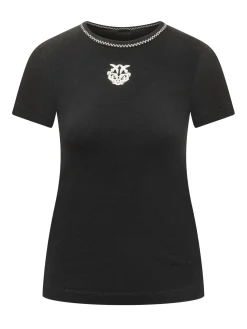Ribbed T-shirt with Logo