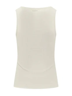 Ribbed V Neck Tank Top