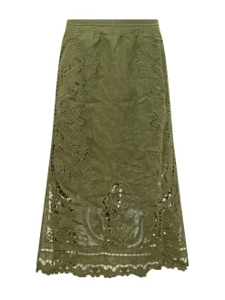 Richelieu Embroidered Skirt