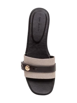 Romy Slide Sanda with Strap and Logo