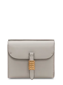 Saddle Wallet with Flap and Front Closure