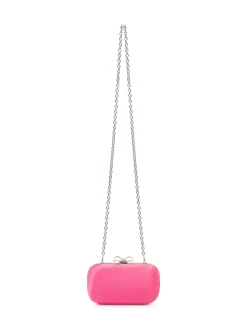 Satin Clutch with Bow Closure