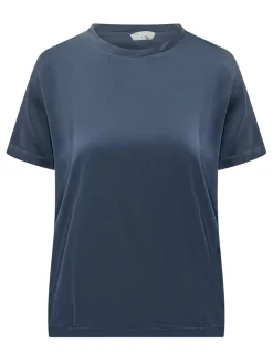 Satin Crewneck T-shirt