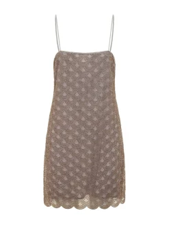 Scalloped Mini Dress