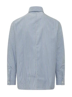 Seam Striped Overshirt