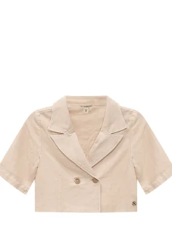 Set with Cropped Blazer and Pants