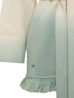 Shades of Shore Belted Cardigan with Fringes