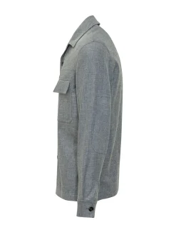 Shirt Jacket with Front Pockets
