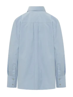 Shirt with Collar and Buttons with Embellishments