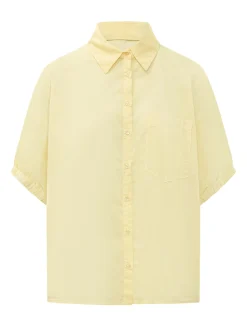 Shirt with Collar and Chest Pocket