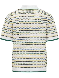 Short Sleeve Knit Polo