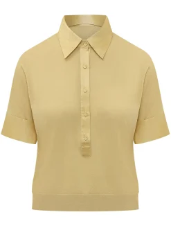 Short Sleeve Knit Polo Shirt