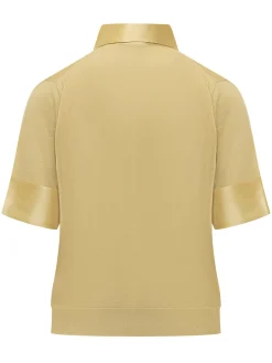 Short Sleeve Knit Polo Shirt