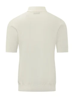 Short Sleeve Perforated Polo Shirt