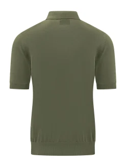Short Sleeve Polo Shirt with Buttons