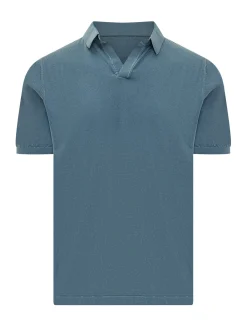 Short Sleeve Polo Shirt with Collar