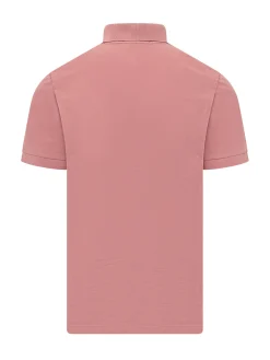 Short Sleeve Polo with Logo Patch