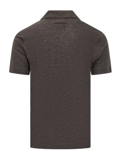 Short Sleeve Polo with Open Collar