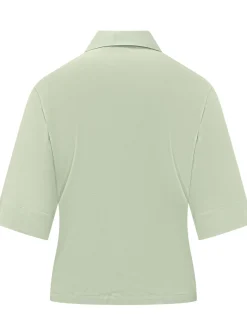 Short Sleeve Shirt with Pleats