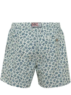Shorts Mare con Stampa Corallo