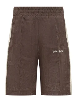 Shorts with Elasticated Waist and Logo